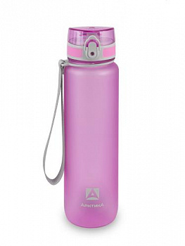 Бутылка тритановая 720-1000 лавандовая матовая, с ситечком