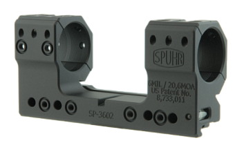 Кронштейн тактический SPUHR D30мм H38мм на Weaver, наклон  6MIL SP-3602