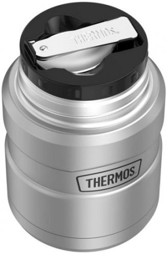 Термос из нерж. стали с ложкой тм THERMOS SK3021 MMS 0,71L