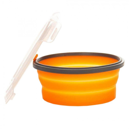 Контейнер Tramp  складной с крышкой-защелкой  800 мл (оранжевый , 800мл)