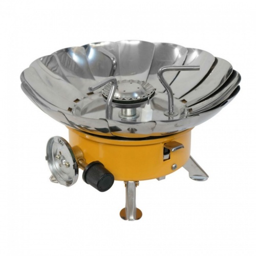 Газовая портативная плита-трансформер "Tulpan-S" TM-400 малая (с ветрозащитой)