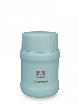 Термос для еды вакуумный  «Арктика» 311-500 (голубой)