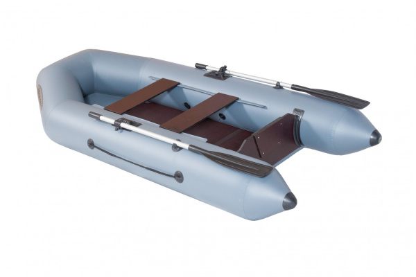 Лодка Лоцман М-340 ЖС киль+слань серая