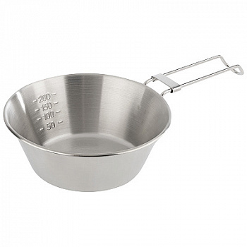 Миска складная походная Camp-S17 из нержавеющей стали, объём: 300мл