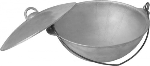 Казан алюминиевый литой с крышкой 6л азиатская чаша Boyscout