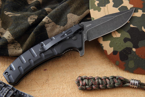 Нож складной «ODRA (black S/W)» Нож складной «ODRA (black S/W)»