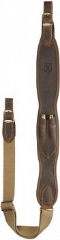 РЕМЕНЬ 2057 ОРУЖЕЙНЫЙ RISERVA КОЖА/НЕОПРЕН/ХЛОПОК КОРИЧНЕВЫЙ