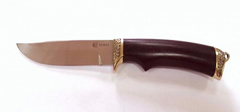Нож Егерь,сталь ELMAX,литье,черное дерево
