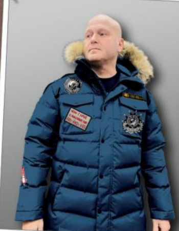 КУРТКА ПУХОВАЯ ARMY СИНИЙ