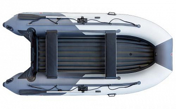 Лодка надувная YUKONA 380 НДНД-U серая