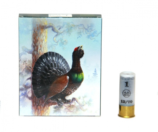 Патрон к.12х70 №1 Глухарь 32гр ФЕТТЕР 1уп/10шт