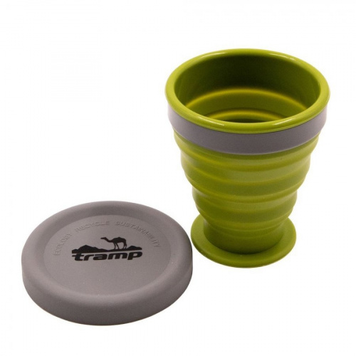 Стакан Tramp силиконовый 200мл. (оливковый)