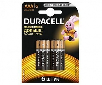 Э/п Duracell LR03/286 BL6
