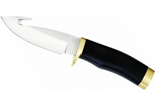 Нож B0691BKG Buck Zipper - с фикс. клинком и крюком, сталь 420НС, рукоять резина Нож B0691BKG Buck Zipper - с фикс. клинком и крюком, сталь 420НС, рукоять резина