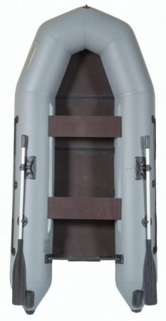 Лодка "Лоцман" М-290 ЖС (киль) серая