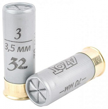 Патрон к.12х70 №3 б/к Сибирь Азот 32г1уп/25шт