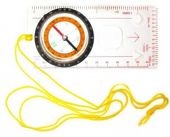 Компас ДС 45-LL орг стекло лупа линейка