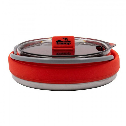 Чайник Tramp складной силиконовый 1л. (терракотовый)