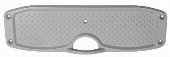 Накладка на транец передняя металлическая серая (гладиатор)