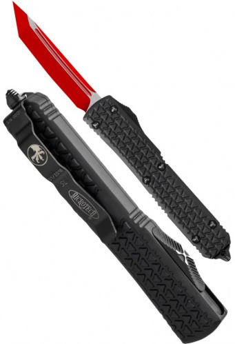Нож MT_123-1SL Ultratech T/E Tri-Grip - ав.скл. чёрная рукоять, красный клинок Нож MT_123-1SL Ultratech T/E Tri-Grip - ав.скл. чёрная рукоять, красный клинок