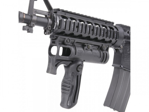 Складная тактическая рукоять с креплением для фонаря диаметром 1 дюйм