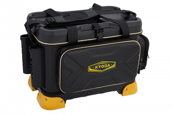 Сумка рыбака KYODA черный/золото  , размер 45*30*35, 25л