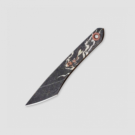 Нож "KOI" black s/w