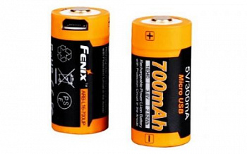 Аккумулятор 16340 Fenix 700 UP mAh Li-ion разъемом для USB, ARB-L16-700UP