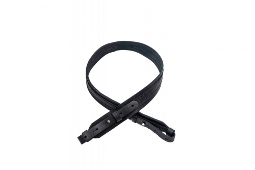 Ремень погонный Хольстер 25 лет/кожа (Черный)