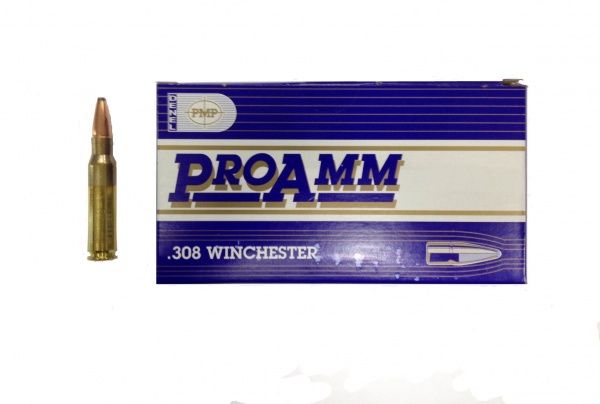 Патрон к.308Win 11,66гр SP ProAmm РМР 1шт