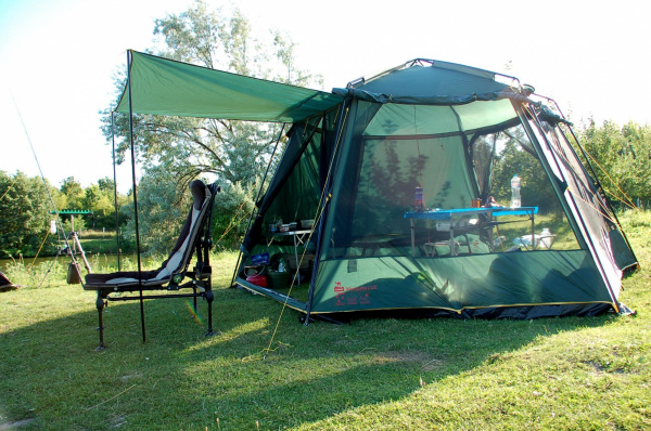 Палатка Tramp Mosquito Lux Green  (V2) (зеленый)