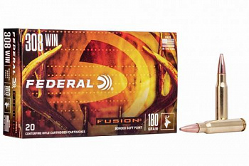 Патрон к.308Win Federal 11.7g Fusion SP 1уп/20шт