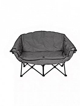 Кресло складное кемпинговое "CONDOR" двухместное 50*34*98см, цв.серый