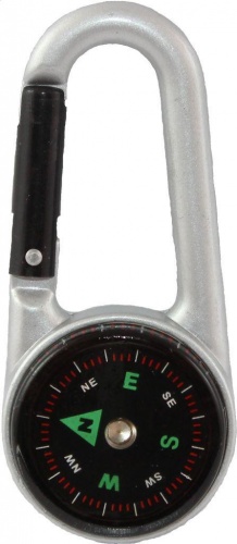 Компас "СЛЕДОПЫТ", с карабином, мал.