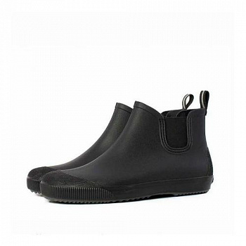 БОТИНКИ МУЖСКИЕ ИЗ ПВХ ПС-30 (5-153) ЧЕРНЫЙ/СЕРЫЙ