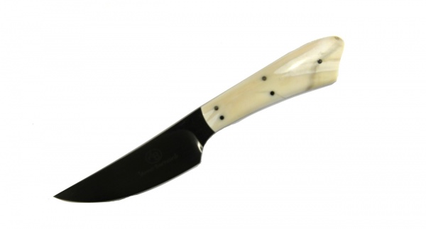 Нож ''Hoopoe''ст.N690,рук.бивень бородавочника,чех.кож.буйвола
