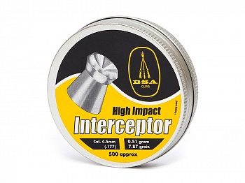 Пульки BSA Interceptor 4.5 (500)