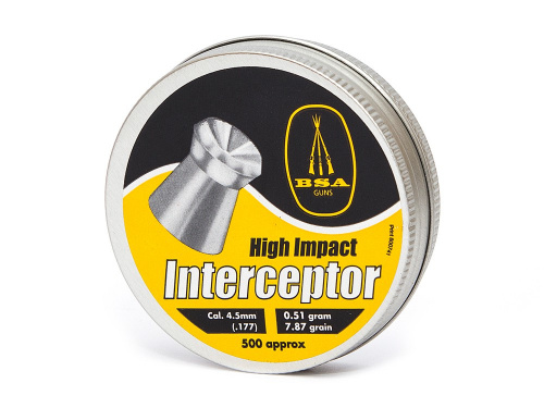 Пульки BSA Interceptor 4.5 (500)
