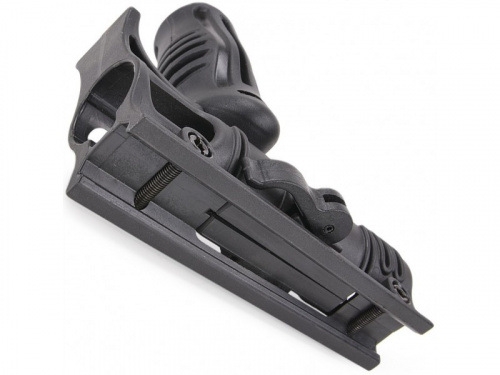 Складная тактическая рукоять с креплением для фонаря диаметром 1 дюйм