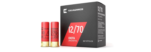 Патрон к.12х70 №4 36г Калашников 1уп/25шт