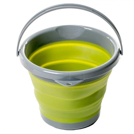 Ведро Tramp складное силиконовое 5л (оливковый, 5л)