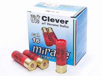 Патрон к.16х70 №2 Clever 1уп/25шт