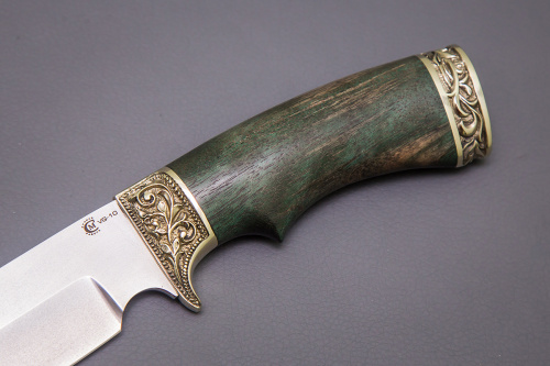 Нож Лорд, ст.VG-10,литье,стаб.орех(кап)