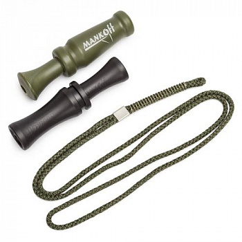 Набор Mankoff №2 манок на утку Kwanza, на гуся Kwanza+ подвес на 2 манка