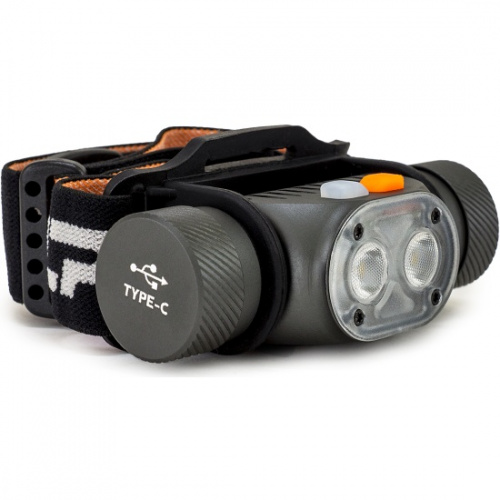 Фонарь ЯРКИЙ ЛУЧ YLP PANDA 2R-CRI налобный 2xSams. 90CRI max.700лм, 5реж, акк. 1