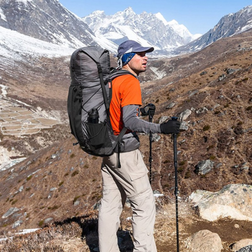 Рюкзак Naturehike NH19BP095 Rock 60L+5L черно-серый, 6927595746370