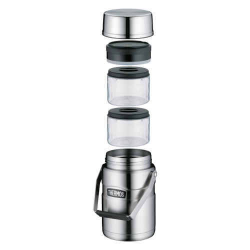 Термоконтейнер для еды THERMOS KING SK-3030 MS Big Boss 1,39L, с двумя ланч-бокс