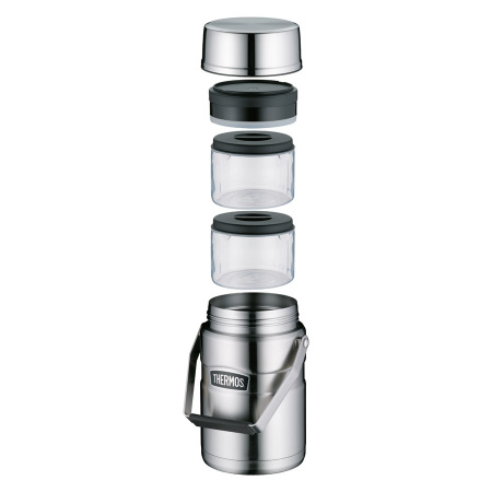 Термоконтейнер для еды THERMOS KING SK-3030 MS Big Boss 1,39L, с двумя ланч-бокс