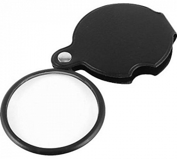 Лупа карманная «Следопыт» в чехле, кратность 5 х, d л. 60 мм, вес 43 г