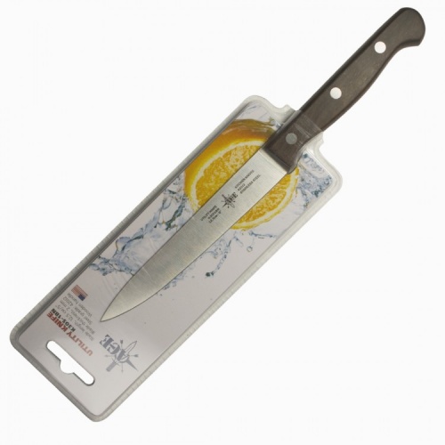 Нож кухонный ACE K3051BN Utility knife, деревянная ручка, цвет коричневый Нож кухонный ACE K3051BN Utility knife, деревянная ручка, цвет коричневый
